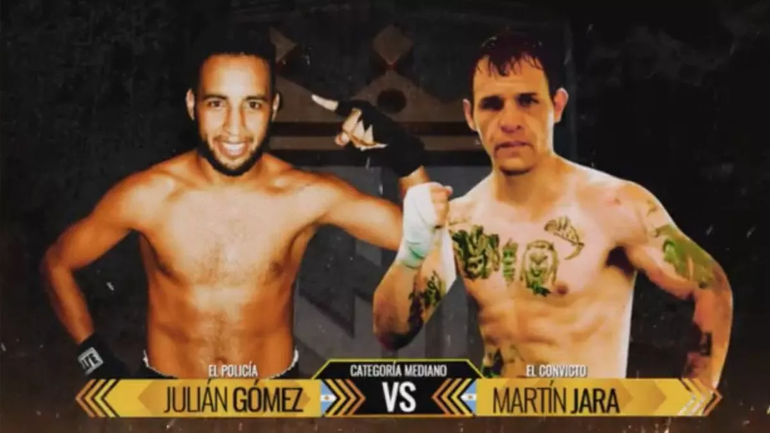 De película: un preso y un policía se enfrentan en un peleón