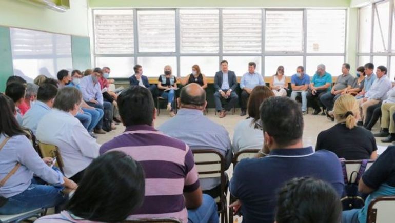 Avanzan las mesas técnicas de obras escolares que reclamaba ATEN