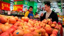 Crecen las importaciones de manzanas por parte de China.