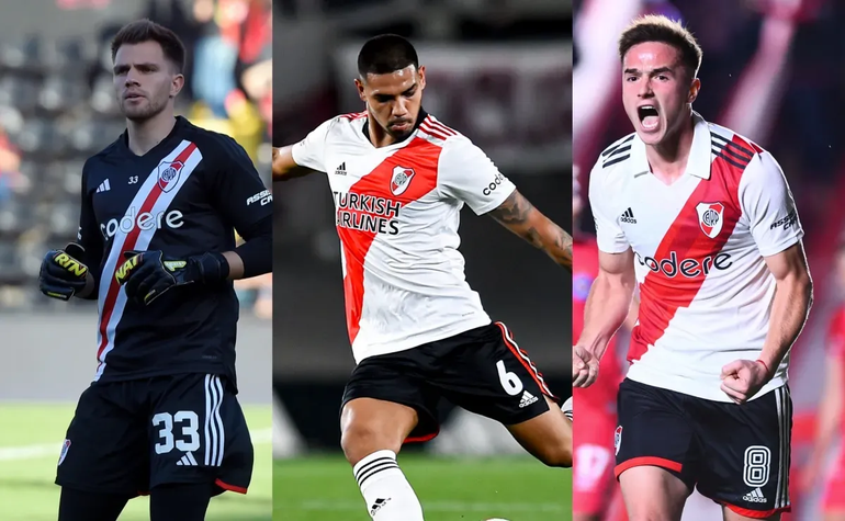 Las tres bajas seguras que tendrá River Las tres bajas seguras que tendrá River