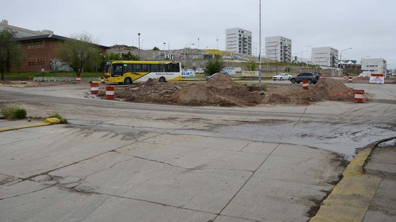 Los trabajos avanzan sobre Avenida del Trabajador.