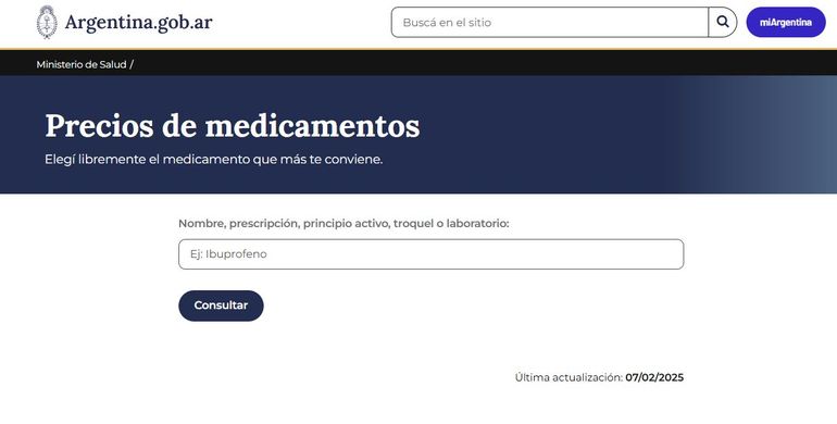 La web permite acceder a los precios de los medicamentos en línea. La web permite acceder a los precios de los medicamentos en línea.