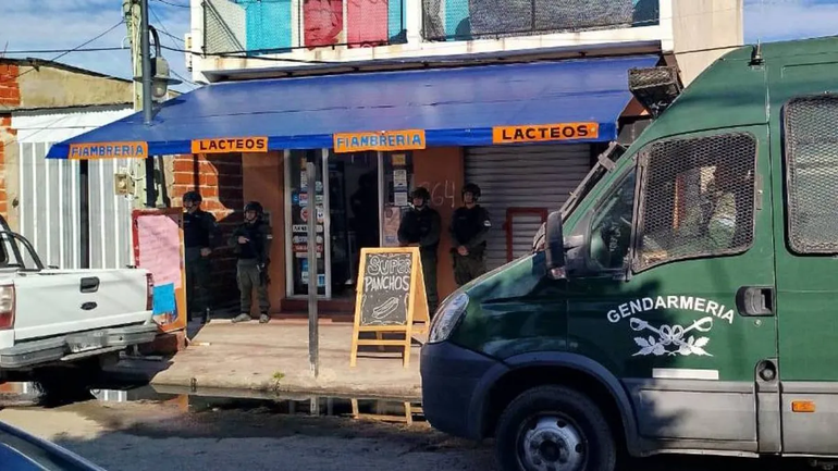 Gendarmería pudo comprobar que la banda narco lavaba dinero a través de distintos locales comerciales.