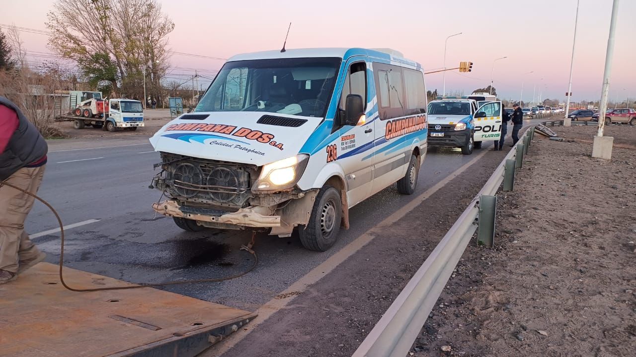 Fuerte choque en Ruta 7 provocó demoras en el tránsito.