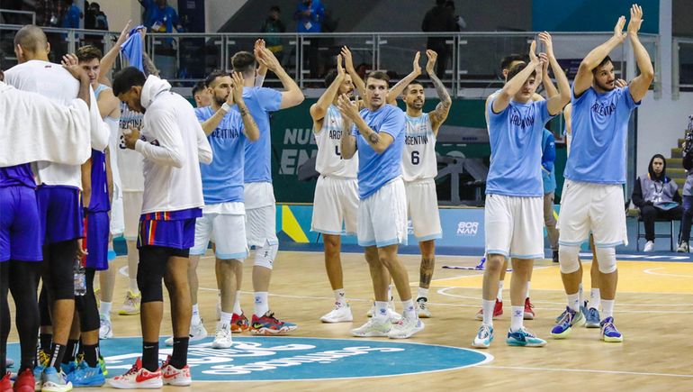 La Selección de básquet sufrió pero al final se llevó la victoria. Foto CAB.&nbsp;