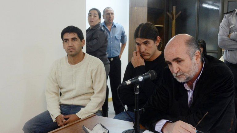 Díaz y Serrano escucharon en la audiencia la confirmación de la pena mayor.