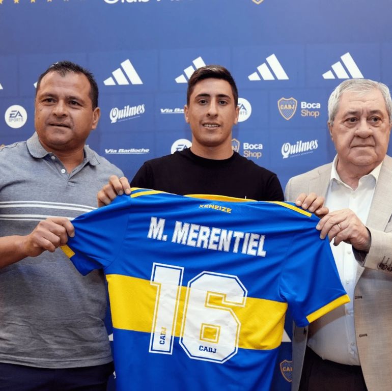 Merentiel fue una de las figuras de Boca Merentiel fue una de las figuras de Boca