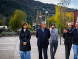 El gobernador recorrió obras en San Martín de los Andes