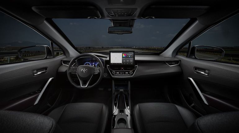 Así luce el interior del Toyota Corolla Cross en Argentina. Así luce el interior del Toyota Corolla Cross en Argentina.