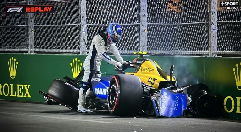 Franco Colapinto volvió a sufrir un duro accidente. Este fue más grave que el que había tenido en Brasil. 