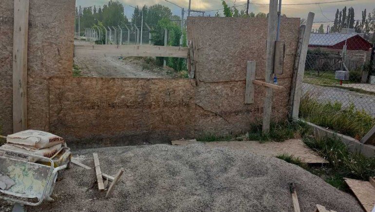 Sin clases en la EPET 19 por falta de finalización de obra. Foto: Gentileza. 