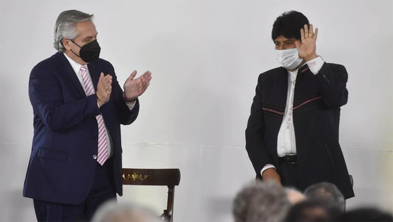 Alberto, sobre Evo: En Argentina lo queremos y lo respetamos