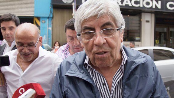 Hugo Moyano, secretario general de la CGT Azopardo.
