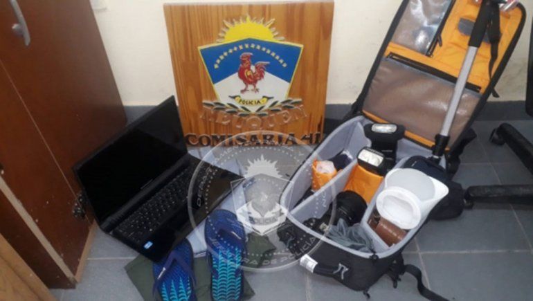 Detuvieron a un sospechoso y recuperaron una cámara de tres mil dólares