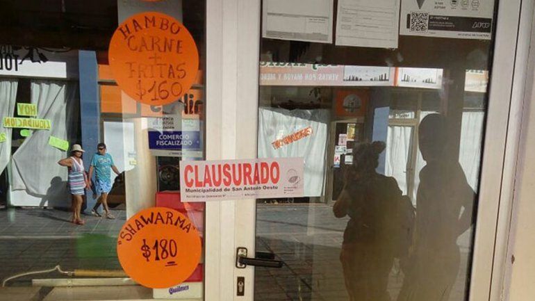 El local fue clausurado por el municipio.