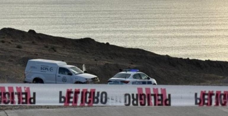 El lugar donde fue hallado el cuerpo de Valeria Scwab. Foto: El Comodorense. El lugar donde fue hallado el cuerpo de Valeria Scwab. Foto: El Comodorense.