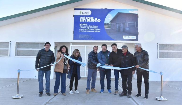 Gaido y Gutiérrez inauguraron nuevas obras por el 30 aniversario de Afuven