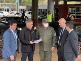 El presidente de YPF Pablo González estuvo presente en Iguazú en los operativos que realiza la Gendarmería para evitar el contrabando de gasoil.