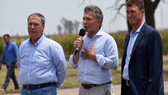 El presidente estuvo con el gobernador de Córdoba, Juan Schiaretti.