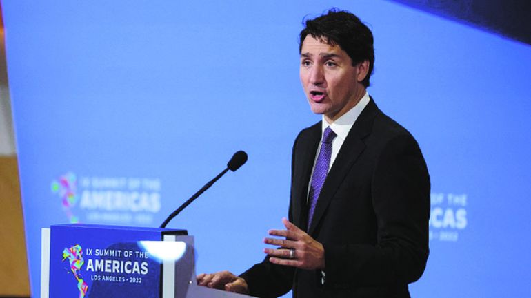 Justin Trudeau, ahora ex primer ministro de Canadá. Justin Trudeau, ahora ex primer ministro de Canadá.
