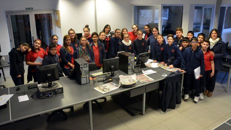 ¿Futuros periodistas? Alumnos del colegio Líder nos llenaron de preguntas