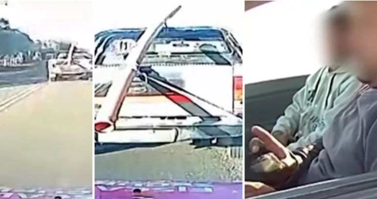 Lo detuvieron por realizar maniobras peligrosas en la ruta