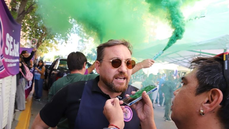 Santiago Alonso, secretario general de Sejun. Santiago Alonso, secretario general de Sejun.