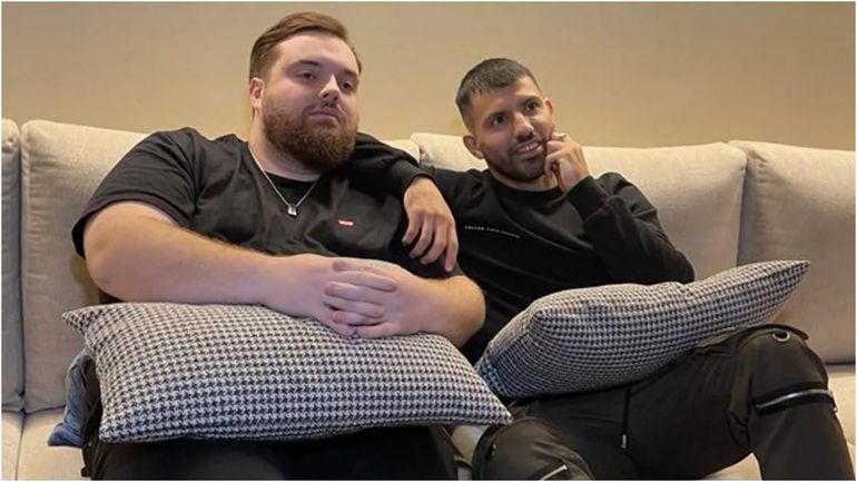 Video: el Kun Agüero sufrió una arritmia en medio de un streaming y lo mostró