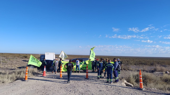 La UOCRA impide el paso de trabajadores de otras provincias al oleoducto ubicado en la zona de Chinchinales.