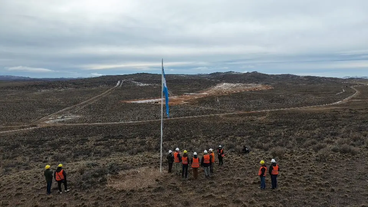 La mina está a unos 50 kms de Jacobacci. Foto: prensa gobierno de Río Negro