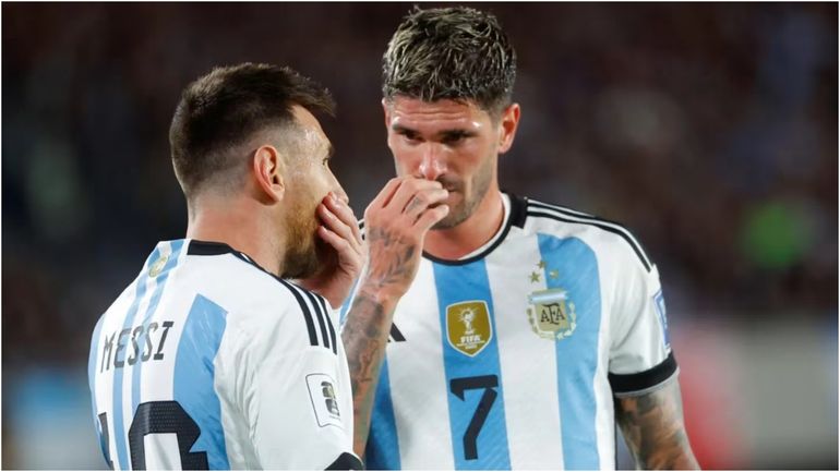 Rodrigo De Paul reveló cuál fue la lesión que sufrió Lionel Messi frente a Brasil