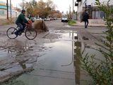 La esquina de San Luis y Luis Beltrán, en Barrio Nuevo, se inunda con aguas cloacales hace años.