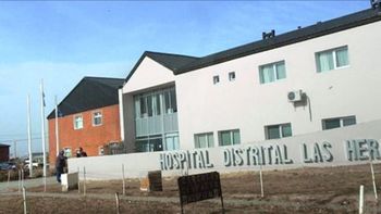 El hospital regional de Las Heras, en Santa Cruz. El hospital regional de Las Heras, en Santa Cruz.