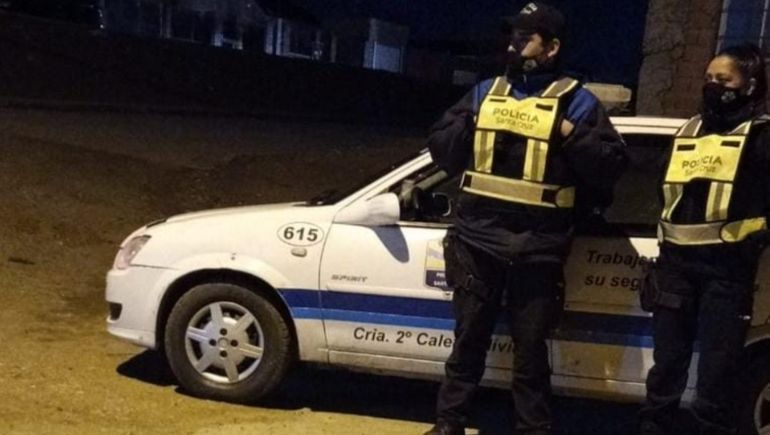Cuando los agentes de la Policía de Santa Cruz llegaron al lugar