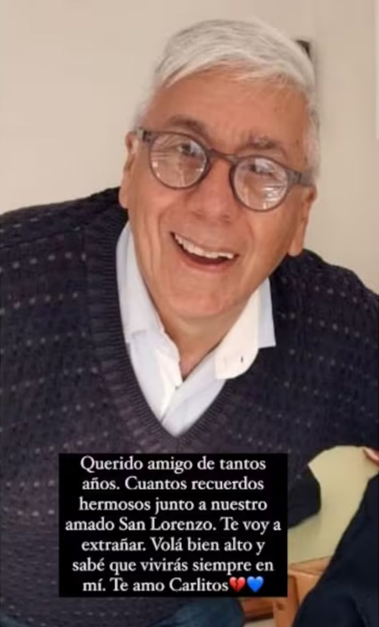 La despedida de Marcelo Tinelli a su querido amigo La despedida de Marcelo Tinelli a su querido amigo