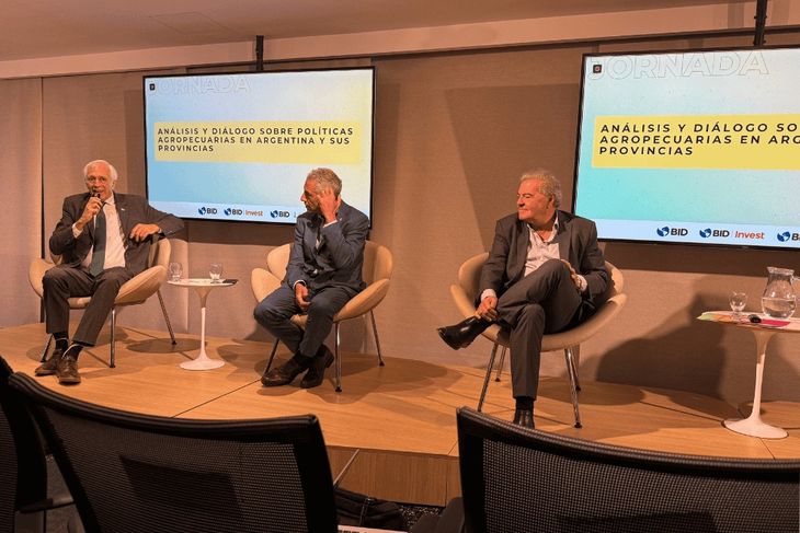 Ministro Carlos Banacloy durante la presentación de los proyectos ante el BID. Ministro Carlos Banacloy durante la presentación de los proyectos ante el BID.