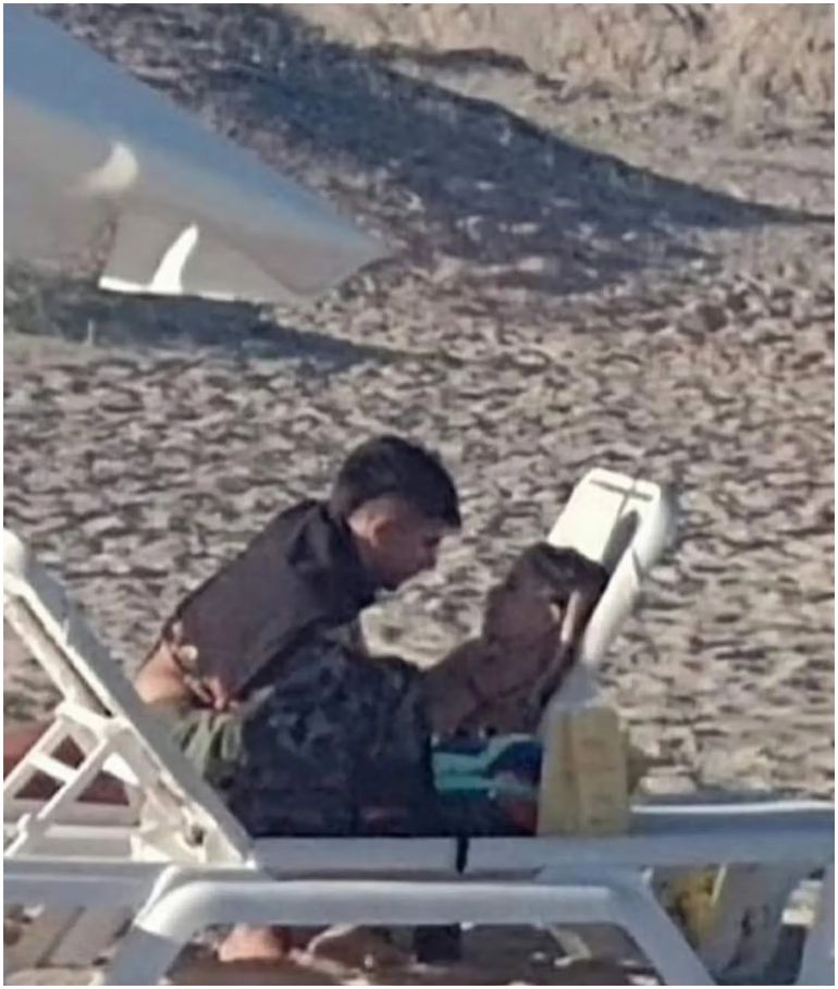 Morena Beltrán y Lucas Blondel Morena Beltrán y Lucas Blondel