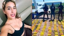 Ex Miss Bolivia detenida por viajar en un avión con más de 350 kilos de cocaína.