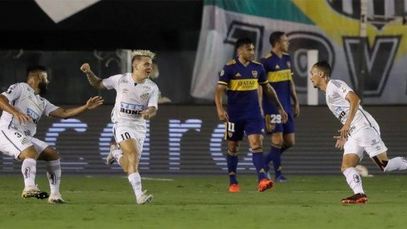 Santos goleó a Boca y la final de la Libertadores será brasilera