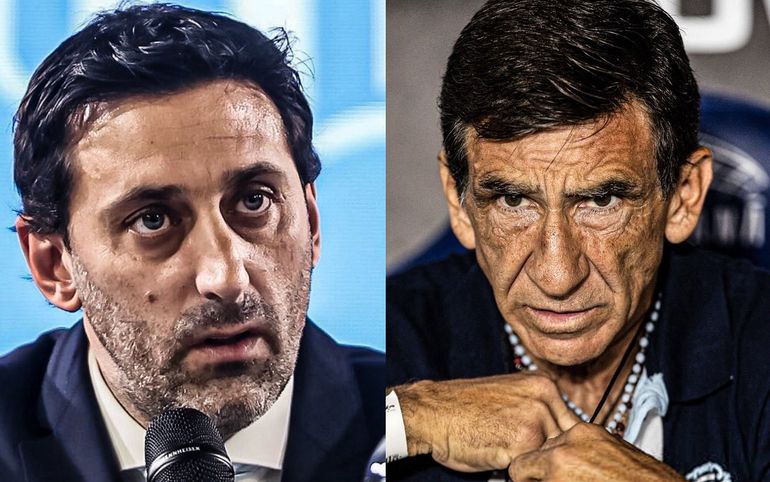 Arde Racing: el fuerte cruce de Gustavo Costas con Diego Milito y la bronca de los hinchas
