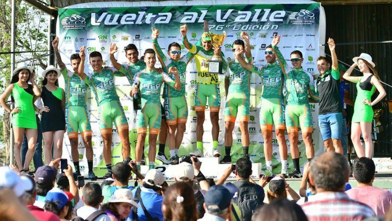 Dotti y el SEP se coronaron en la Vuelta al Valle