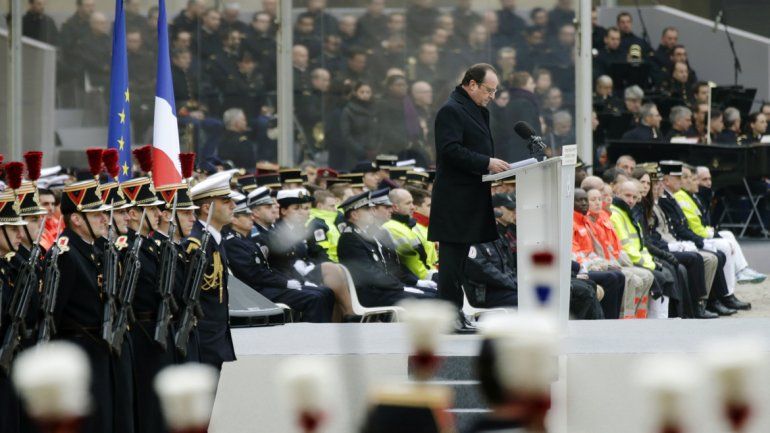El presidente François Hollande