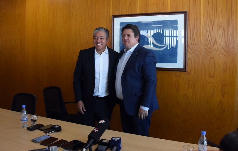 Rolando Figueroa y Mariano Gaido. Rolando Figueroa y Mariano Gaido.