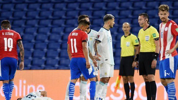 Angel Romero intentó visitar a Palacios.
