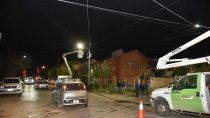 calf inauguro el nuevo alumbrado led en villa farrel