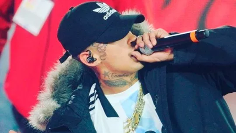 Hospitalizaron a L-Gante y terminó con un brazo enyesado