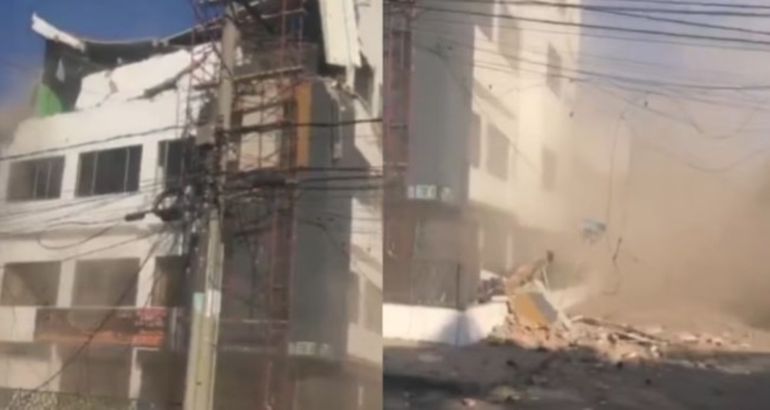Se reportaron daños en edificios en Bogotá