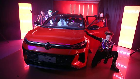 La presentación del nuevo Volkswagen Tera en Iruña.
