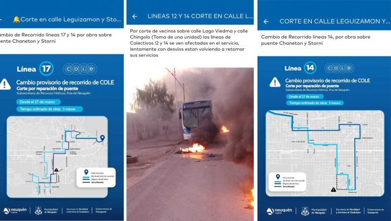 La aplicación del COLE avisa hasta los reclamos de los vecinos