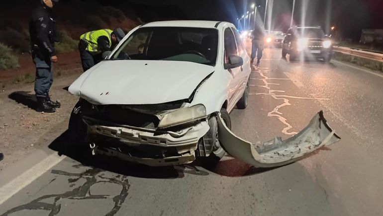 El vehículo conducido por un jefe policial.